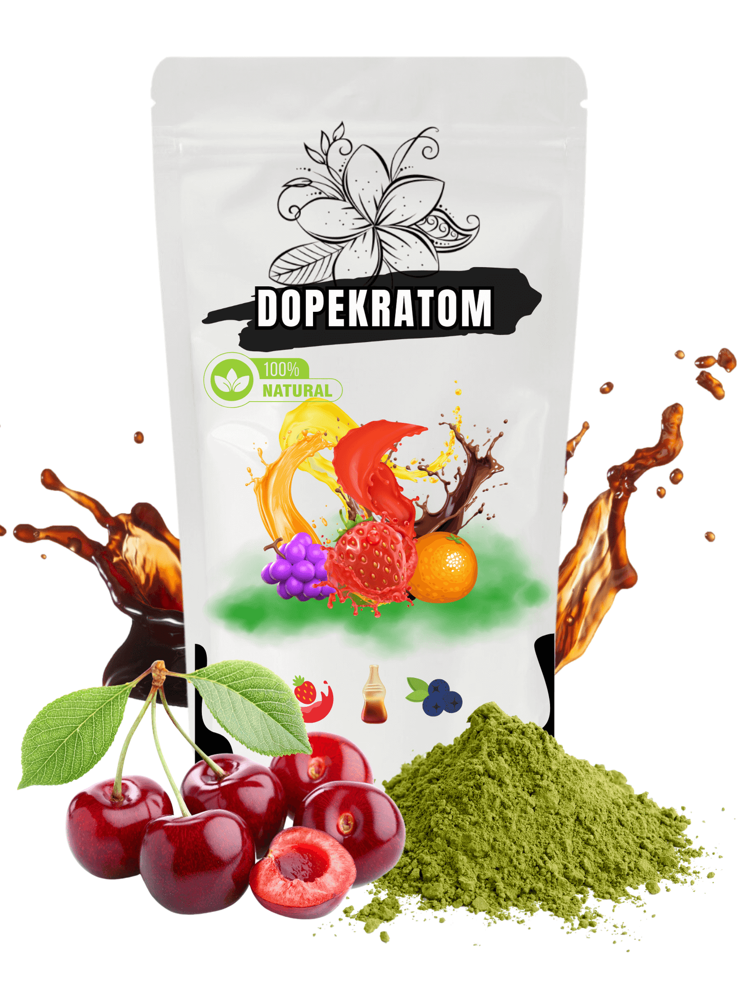 Ovocný kratom - Cherry Cola