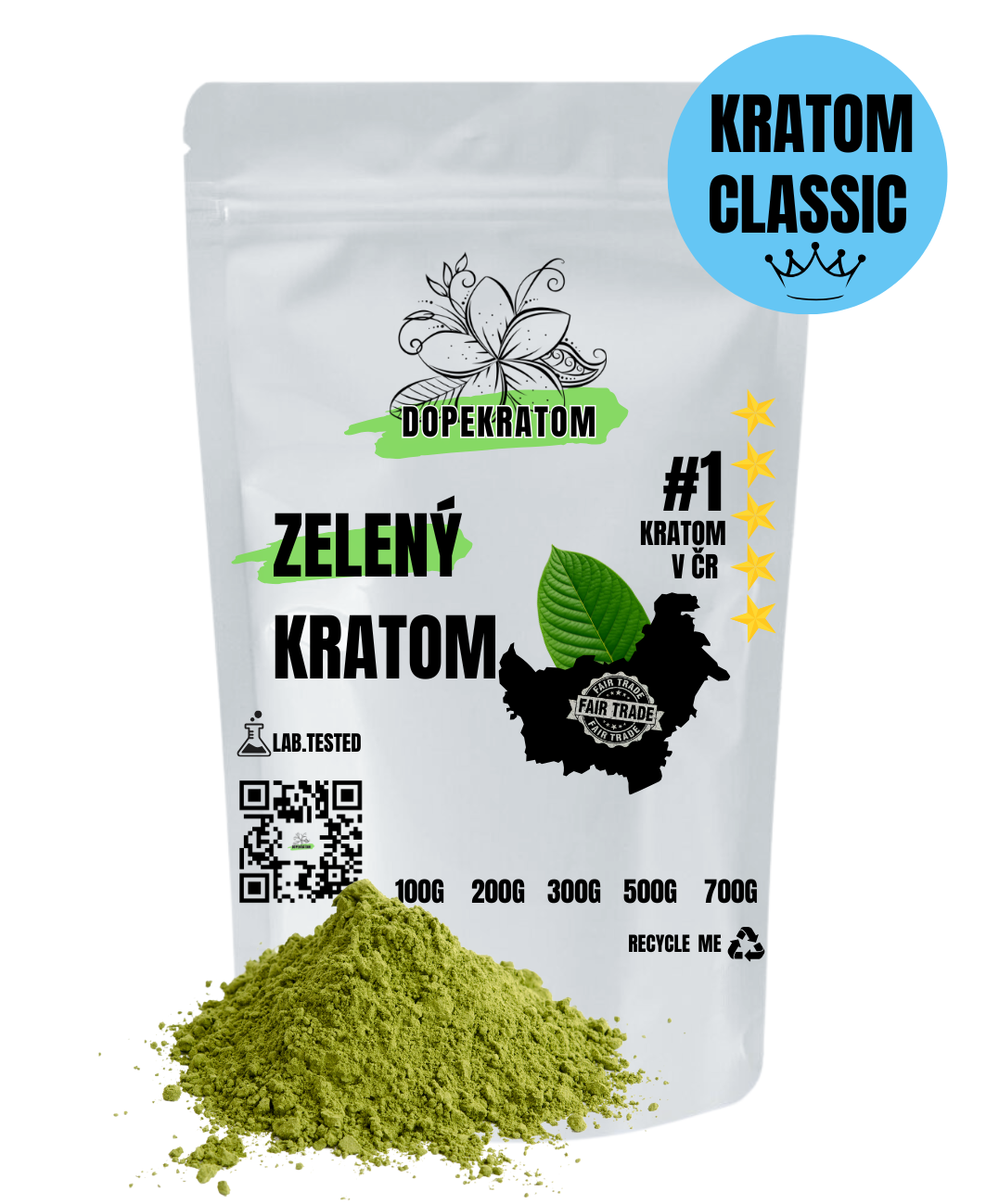 Zelený kratom - Super Green