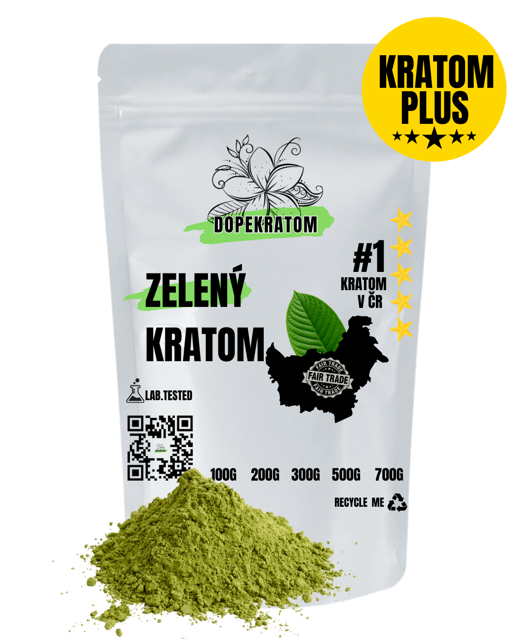 Zelený kratom - Super Green