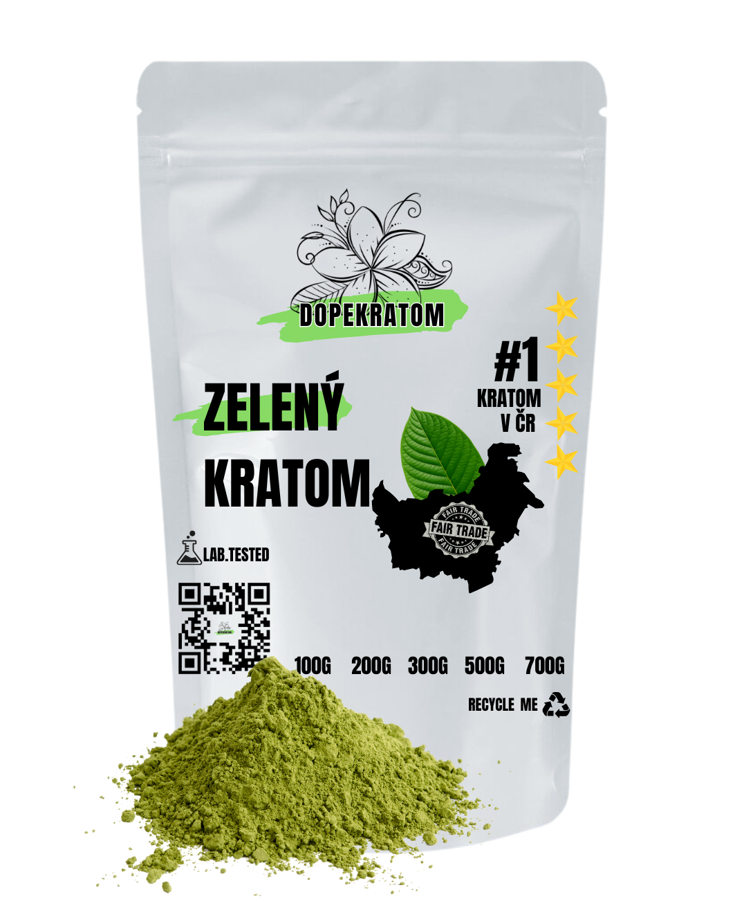 Zelený kratom - Super Green