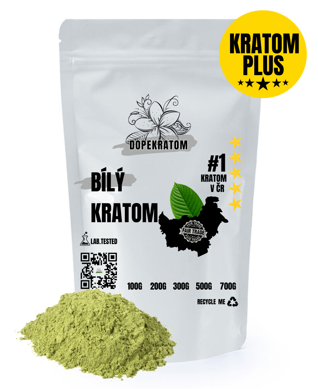 Bílý kratom - Super White