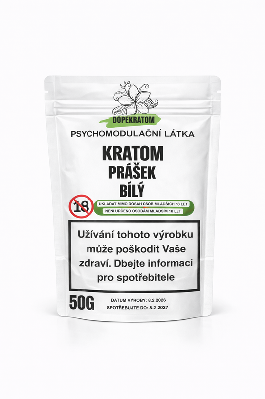 Kratom Prášek BÍLÝ