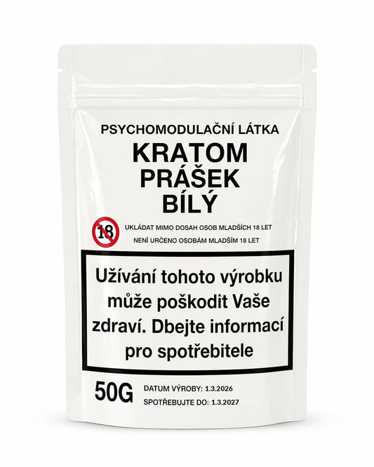 Kratom Prášek BÍLÝ 50g - L20267001