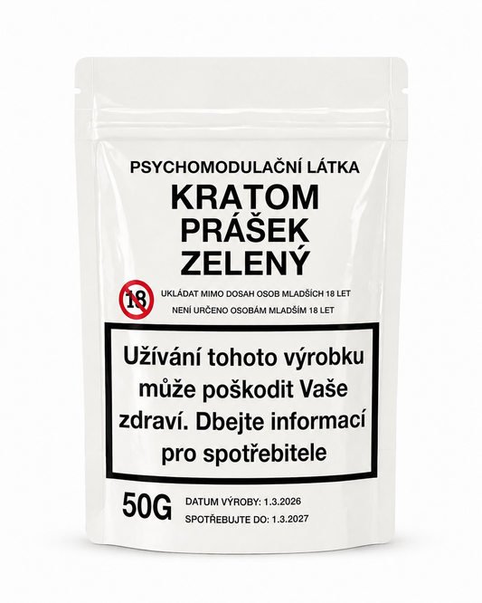 Kratom prášek ZELENÝ 50g - L20266005